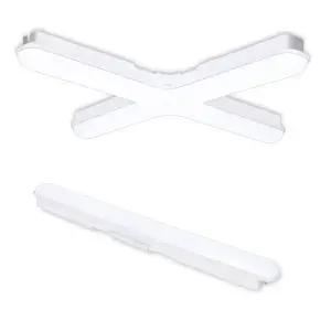 안트 LED 형광등 일자등 십자등 30W 60W 주광색