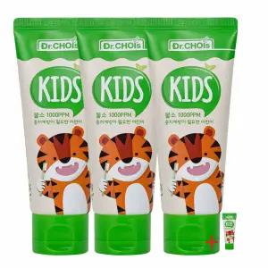 키즈치약 충치관리를 위한 닥터초이스 케이에프 불소 1000ppm 3개+미니1개