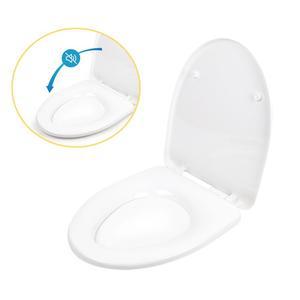 댐퍼기능 무소음 변기커버-특대 D형 원터치 탈부착 상부체결형