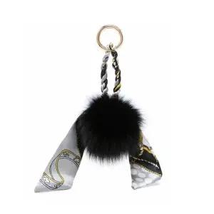 [셀러허브][라일리] Rly 폭스폼폼 스카프키링 백참 폭스퍼 백참 AC018 (8COR) (S9547808)