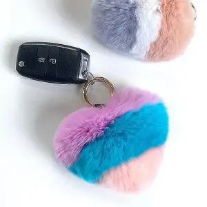 [셀러허브][라일리] Rly 삼색하트 키링 렉스 퍼 키홀더 백참 참장식 AC20-007 (S9547837)