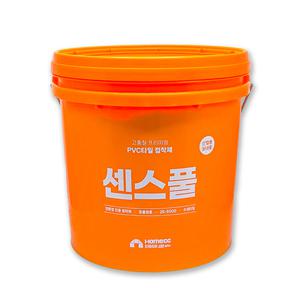 KCC 센스풀 PVC 바닥 접착제 본드 데코타일 디럭스타일 비닐계 10KG