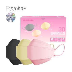 필나인 3D 미세먼지 황사마스크 입체형 컬러마스크 50매