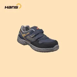 한스 HANS 보통작업용 단화 10.16cm(4인치) 벨크로 안전화 HS-60 네오 네이비