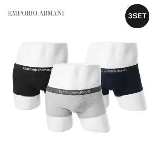 [엠포리오 아르마니] 엠포리오 아르마니 남자 드로즈 남성 코튼 팬티 610 3장 세트
