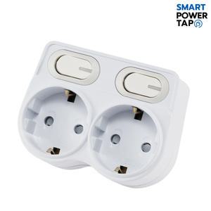 스마트파워탭 L자 2구 멀티탭 스위치