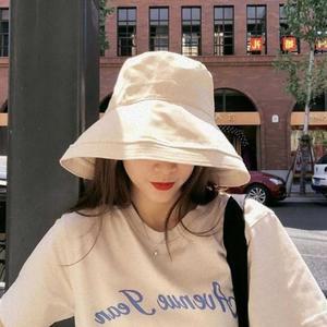 [라일리] Rly 여자 공항 패션 해외 여행 챙 넓은 버킷 햇 썬바이저