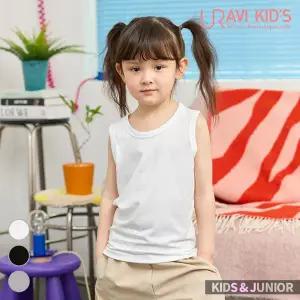 [유라비] 아동복 키즈 주니어 공용 남아 여아 나시 소나 냉감 민소매 라운드넥 티셔츠_BT817