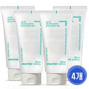 이니스프리 알로에 리바이탈 수딩 젤 300ml 4개