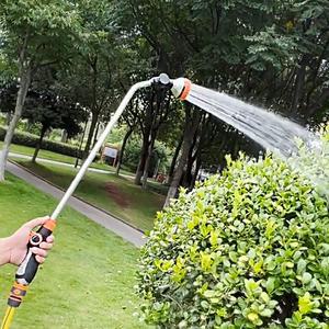 8가지 분사모드 롱분사기 세차 원예 농업 물뿌리개 노즐 고압 스프레이건 호스 농업분사기 롱분사기