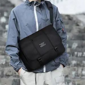 [셀러허브][라일리] Rly 남여공용 심플 지퍼 학생 캐주얼 메신저백 크로스백 (S9551547)