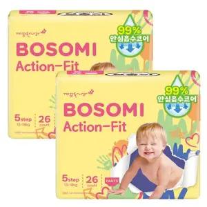 액션핏 팬티 특대형 26개입x2팩