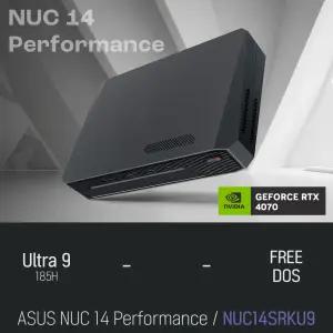 ⓒ ASUS NUC 14 Performance NUC14SRKU9 (베어본) 울트라9 185H / 게이밍 포토샵 영상편집 미니PC
