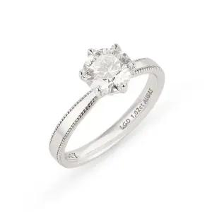 14k 클래식 랩 다이아몬드 반지 1캐럿)