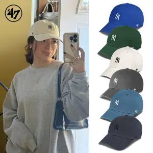 47브랜드 뉴욕양키스 스몰 로고 MLB 볼캡 야구 모자 20종택1