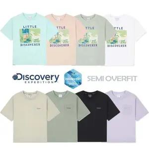 [디스커버리키즈](마산점)냉감 기능성이 있어 여름철 쾌적한 착용감을 제공하는 키즈반팔티셔츠 8종중 ...