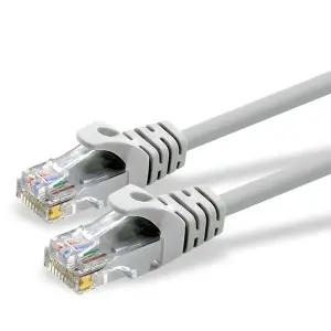 케이블메이트 CAT.6 UTP 기가비트 다이렉트 완성형 랜케이블 회색 20M [CM1111] (밀알)