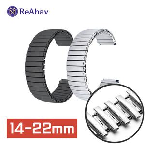 메탈시계줄 메탈스트랩 늘어나는 스틸밴드 신축성 시계스트랩 시계줄교체 18mm 22mm 20mm