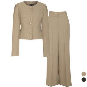 SET 여성 엠마 가을봄 정장 자켓+부츠컷팬츠 세트