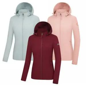 [롯데백화점]콜핑 LD08 여성 봄 후드탈부착 폴리안감 등산 방수방풍자켓 KUJ6312W