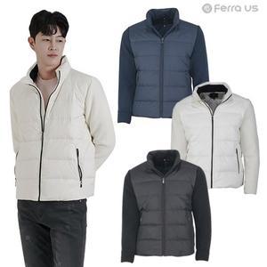 [페라어스] 남성 덕다운 소매니트 패딩 점퍼 COLU6051W1