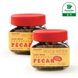 [그린너트] 바삭바삭 아티즈널 피칸정과 250g 피칸강정 x 2개
