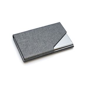 더블유로더 명함케이스 지오 모던그레이 카드 명함 지갑 카드홀더 각인 선물