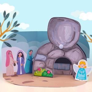 교회 주일학교 유치부 부활절행사 빈무덤만들기 10개 미술활동 어린이놀이