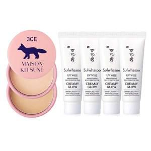 3CE 파우더 구매시 설화수 상백크림 10ml 4개 증정 1호 2호 톤업 선크림 상백선크림 ##