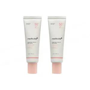 메디큐브 PDRN 피디알엔 핑크 톤업 선크림 50ml 2개