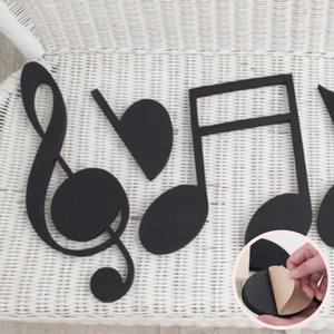 피아노학원 벽면인테리어 대형 음표스티커 음악학원