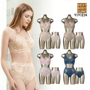 비비안 BBC 라인보정 레이스 런닝 노와이어 브라팬티세트 12종