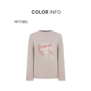 [롯데백화점]올리비아하슬러 원포인트기모티셔츠 ESTS901