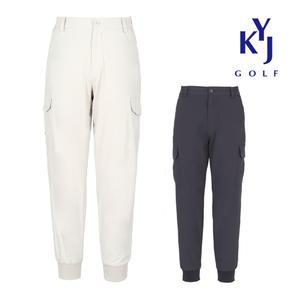 [김영주골프] 여름 밴딩 스판 카고 조거팬츠 필드룩 남성 골프바지 DPMMSL36