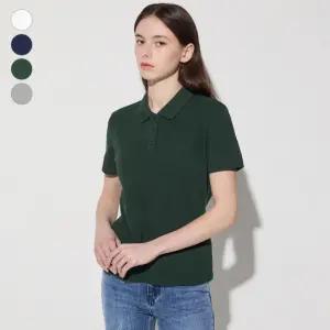 [게스]게스 여성 면피케 카라반팔티셔츠 YP2K9471