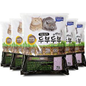 두부두부 (가는입자) 라벤더 7L x 6개  고양이모래