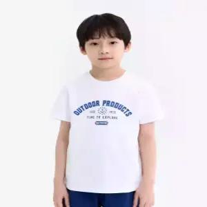 [아웃도어 프로덕츠 키즈][온라인전용]아웃도어 레터링 반팔티 (화이트) OD252ISS93_WHT