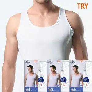 홈란쥬 트라이 남성 국내산 시원하고 쾌적한 새모시 민소매 런닝 3매입(3p)