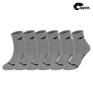 프로스펙스 남성용 스포츠 논쿠션 중목 양말 B타입 세트 그레이