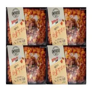 아워홈 온더고 더블치즈 차돌깍두기볶음밥 300g 4개