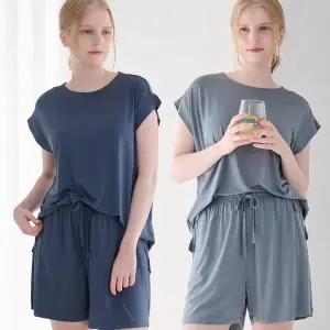 [마밤] X 메종라운지 냉감 여성 잠옷 민소매 파자마 슬리브리스 셋업 5종 택1