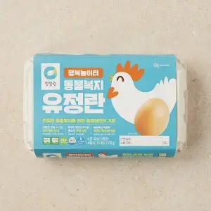 청정원 행복놀이터 동물복지 유정란 15구 (780g)
