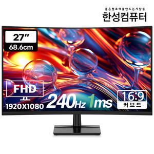 한성컴퓨터 TFG27F24V2 FHD 240Hz 게이밍 모니터