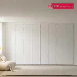 클린 E0 무몰딩 푸시도어 여닫이 붙박이장 12자 360cm 실속형)