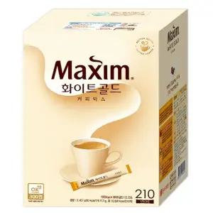 [NS홈쇼핑]동서 맥심 화이트골드 커피믹스, 210개입, 1개[35096221]