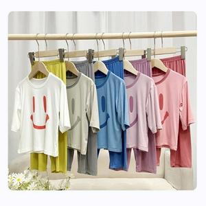 초등 고학년 주니어 여름 내복 반팔 7부 잠옷 아동 키즈 홈웨어 140 150 160 170 180