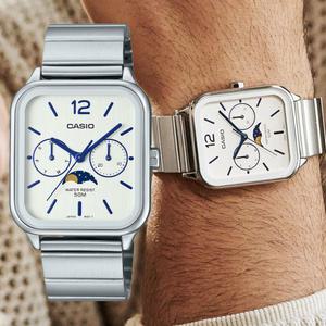 정식AS 카시오 MTP-M305D-7AVDF 문페이즈 메탈 시계