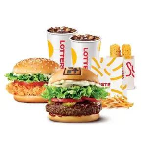 [롯데리아] 한우명품팩