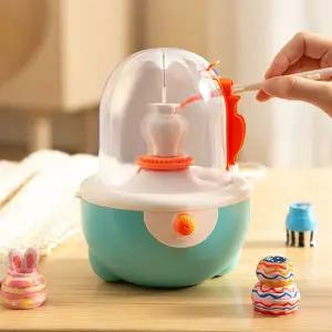 미니 아트 도자기 만들기 DIY 인테리어 소품 취미 만들기 USB 연결 작동 메뉴얼 제공