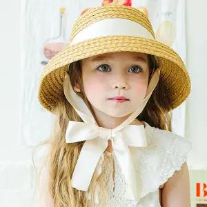 [보리보리/채니봉봉]아이렌 밀짚모자 유아여름모자